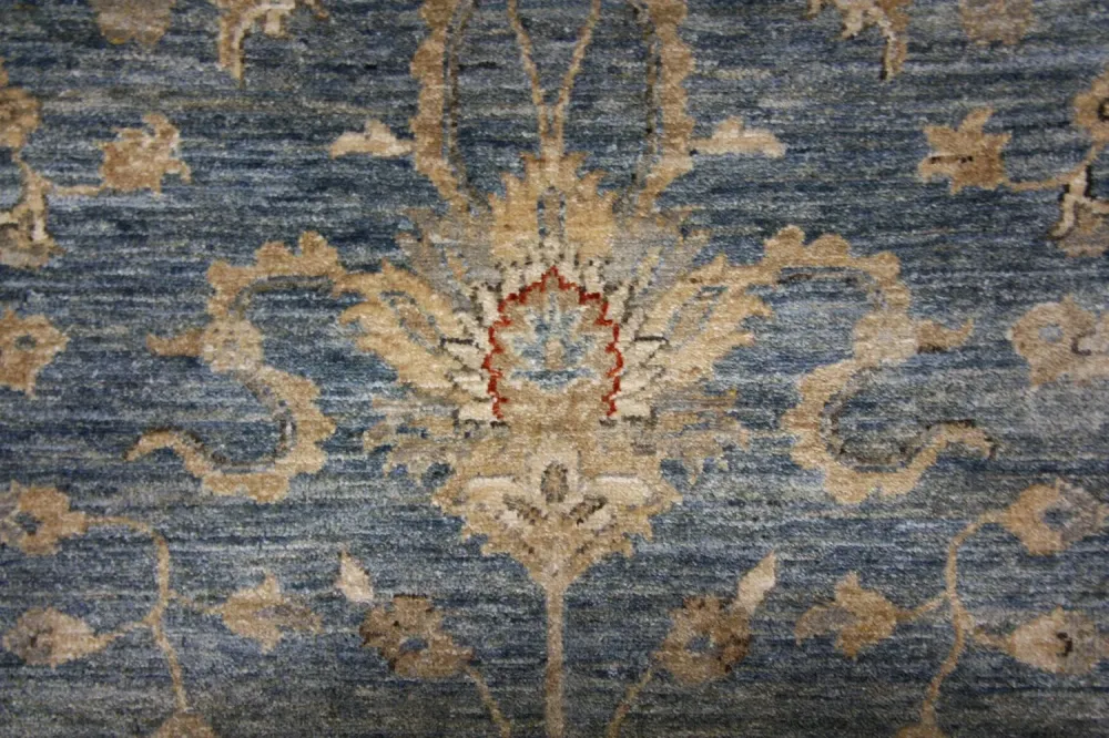 Ziegler Teppich 297 x 197 cm - blau