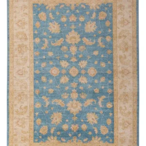 Ziegler Teppich - 301 x 202 cm - hellblau