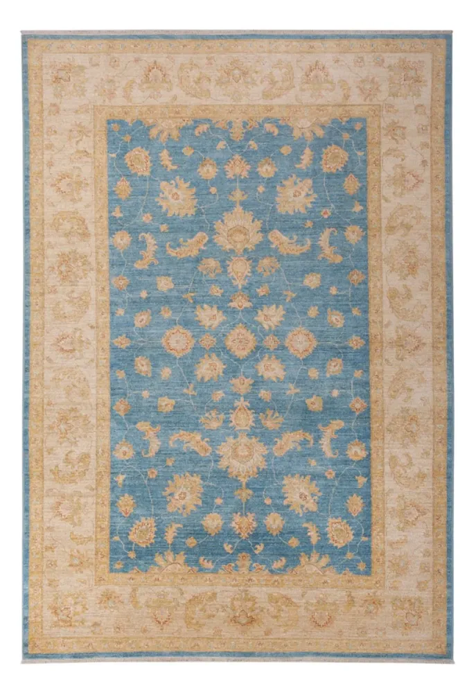 Ziegler Teppich - 301 x 202 cm - hellblau