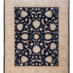 Ziegler Teppich - 310 x 253 cm - schwarz
