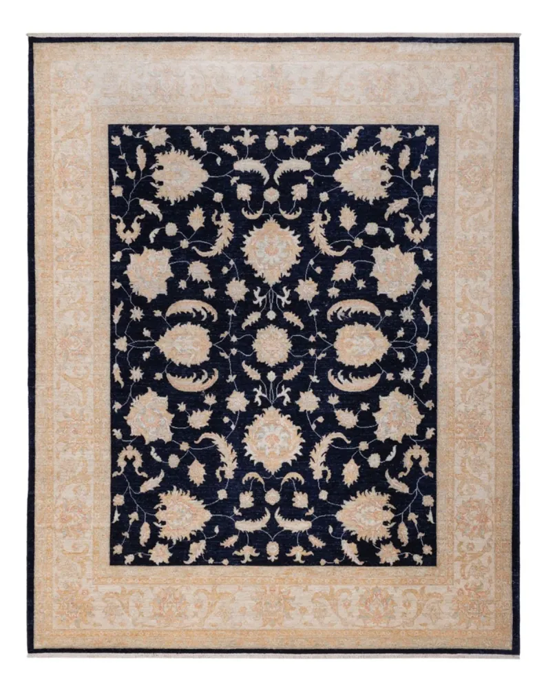 Ziegler Teppich - 310 x 253 cm - schwarz