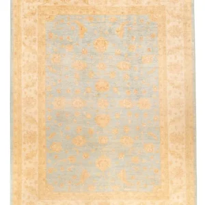 Ziegler Teppich - 342 x 257 cm - hellblau