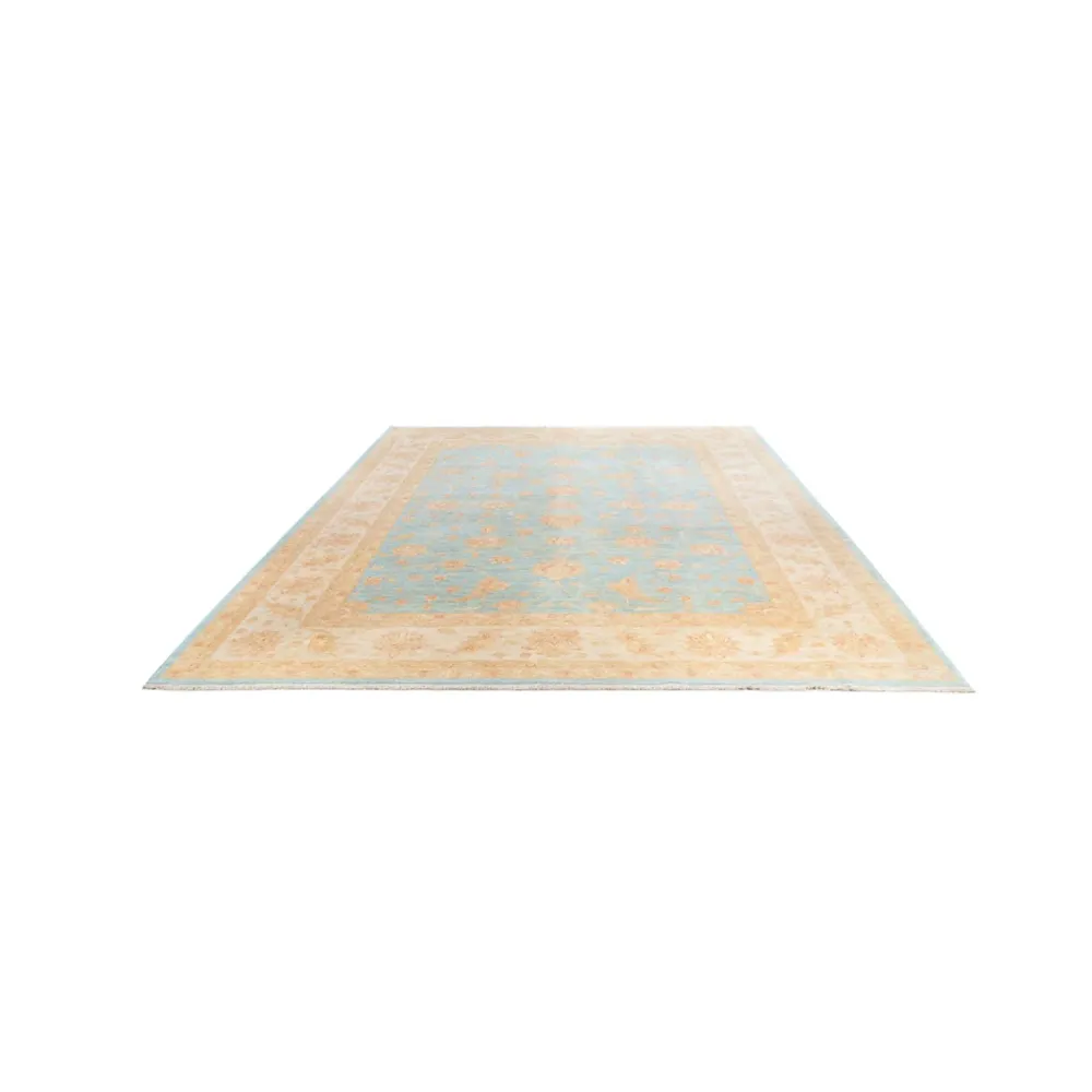 Ziegler Teppich - 342 x 257 cm - hellblau