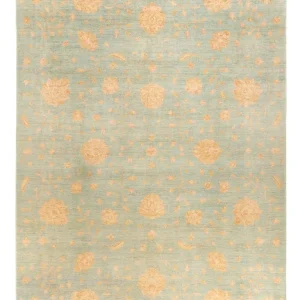 Ziegler Teppich - 344 x 251 cm - hellgrün