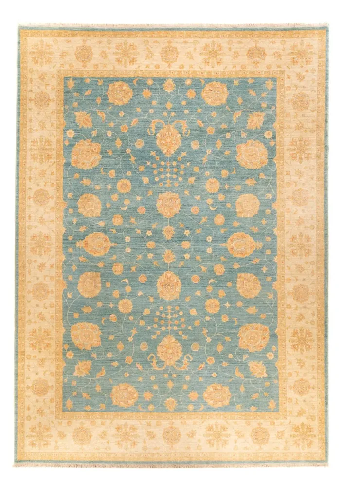 Ziegler Teppich - 353 x 255 cm - blau