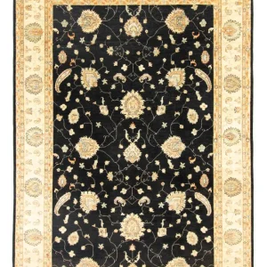 Ziegler Teppich 357 x 248 cm - schwarz