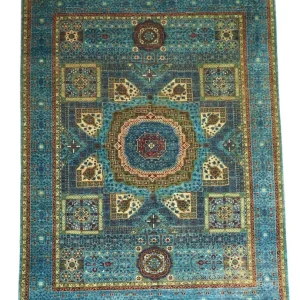 Ziegler Teppich 368 x 271 cm - türkis