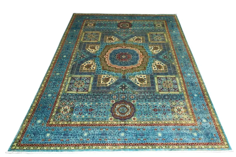Ziegler Teppich 368 x 271 cm - türkis