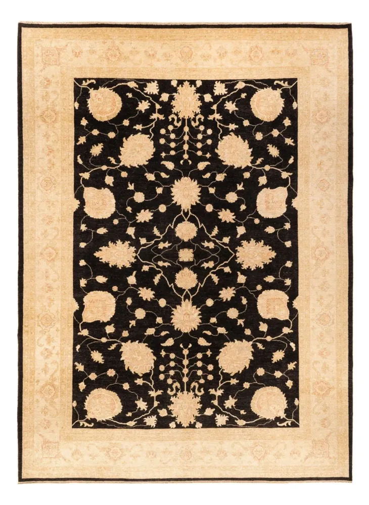 Ziegler Teppich - 378 x 272 cm - schwarz