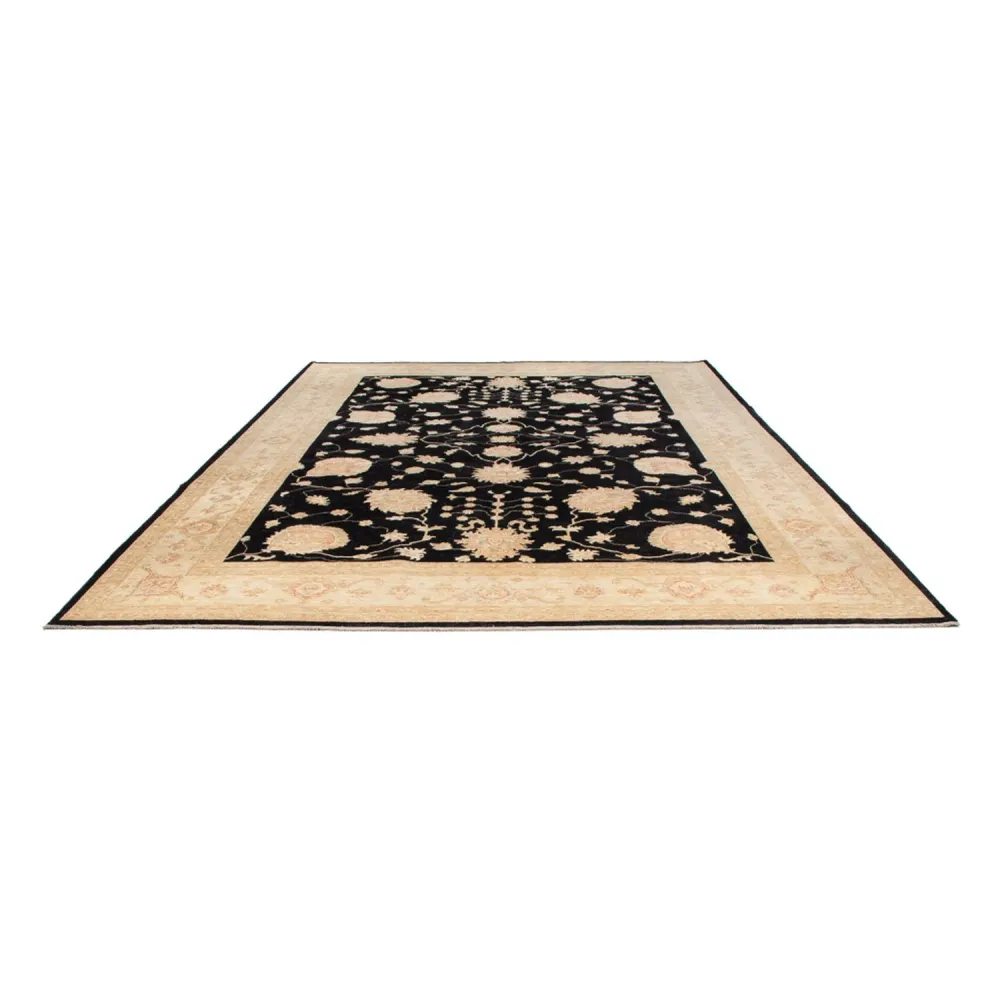 Ziegler Teppich - 378 x 272 cm - schwarz