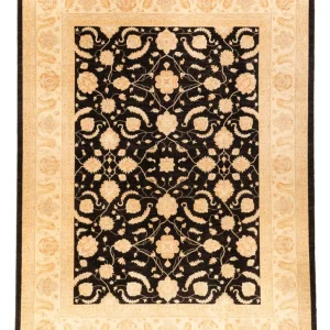 Ziegler Teppich - 392 x 299 cm - schwarz