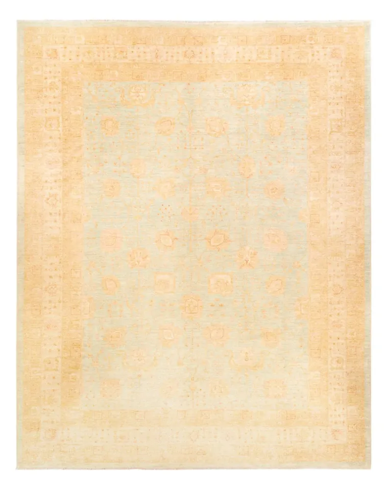 Ziegler Teppich - 394 x 309 cm - hellblau