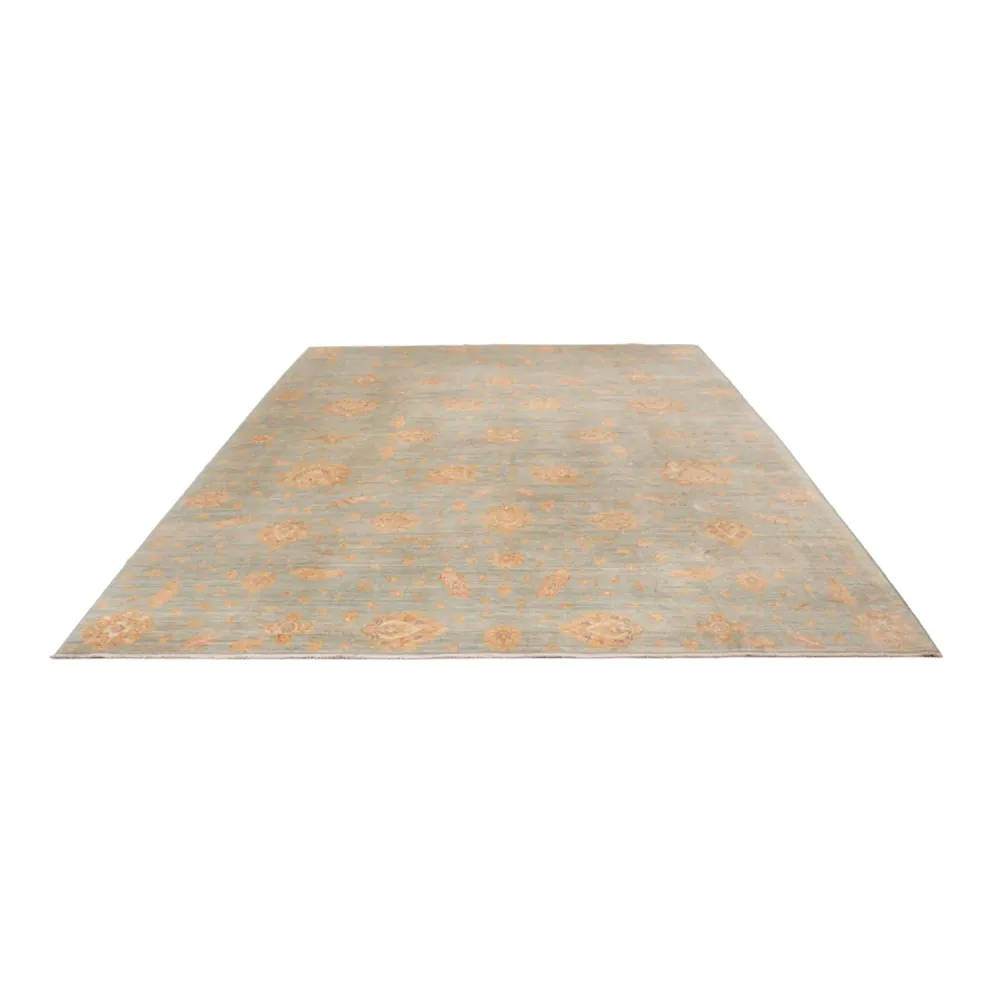 Ziegler Teppich - 402 x 306 cm - hellblau
