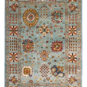 Ziegler Teppich - Ariana - 120 x 86 cm - hellblau