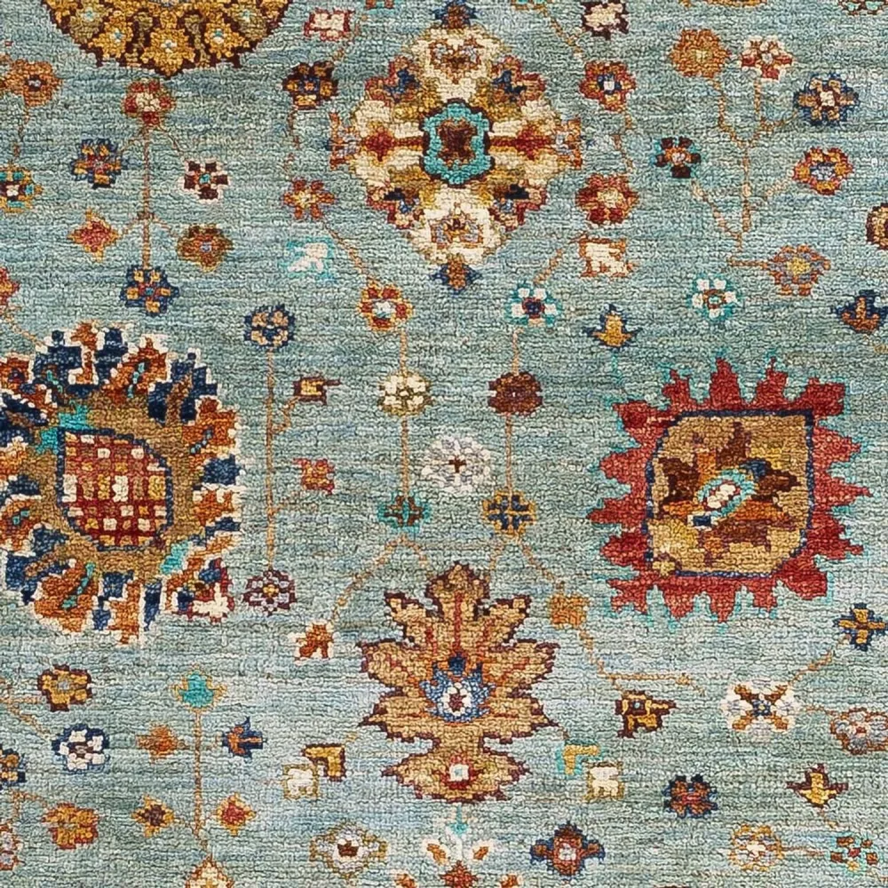 Ziegler Teppich - Ariana - 120 x 86 cm - hellblau