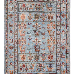 Ziegler Teppich - Ariana - 154 x 104 cm - hellblau