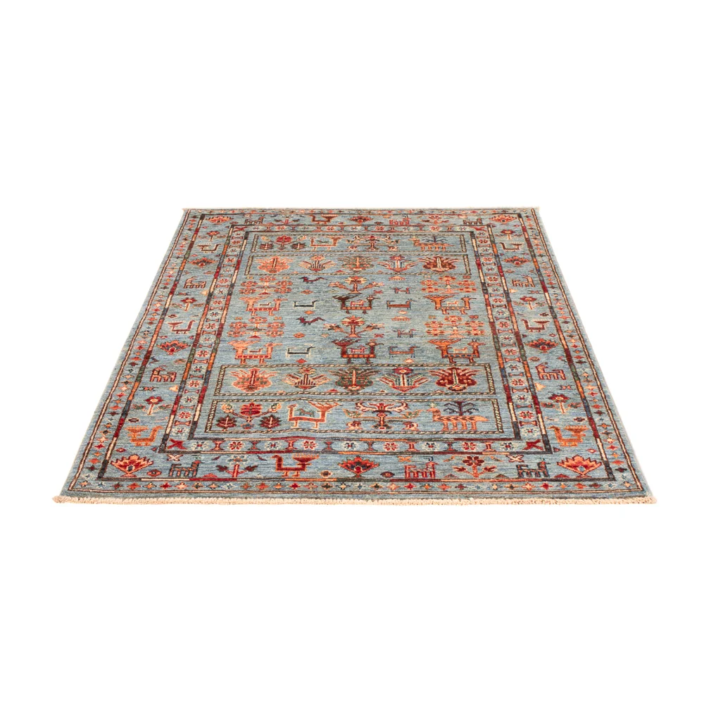 Ziegler Teppich - Ariana - 154 x 104 cm - hellblau