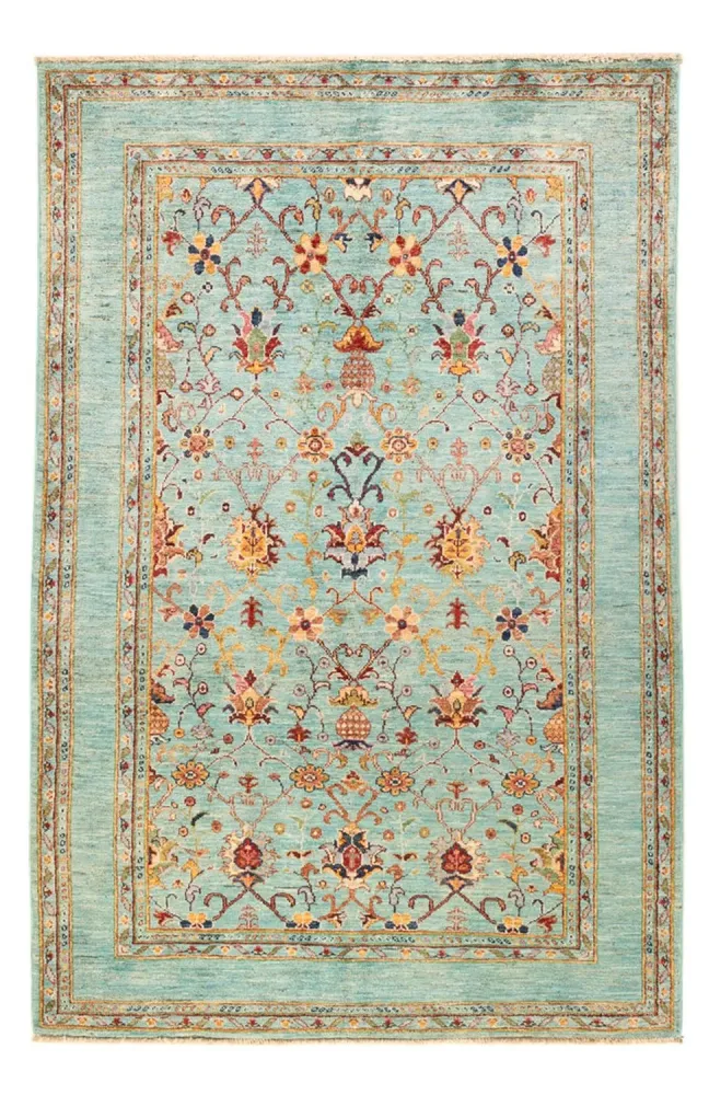 Ziegler Teppich - Ariana - 182 x 119 cm - türkis