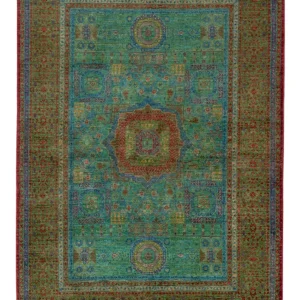 Ziegler Teppich - Ariana - 207 x 151 cm - grün