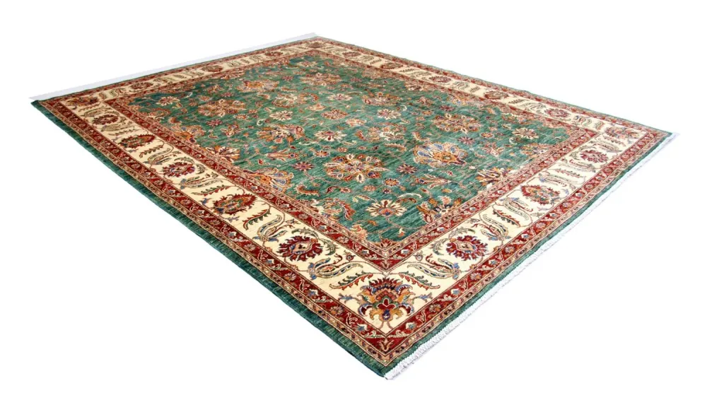 Ziegler Teppich - Ariana 295 x 250 cm - grün