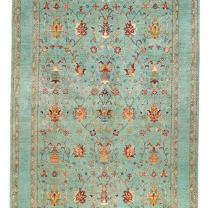 Ziegler Teppich - Ariana - 347 x 237 cm - grün