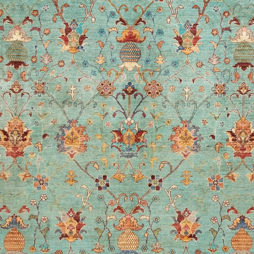 Ziegler Teppich - Ariana - 347 x 237 cm - grün