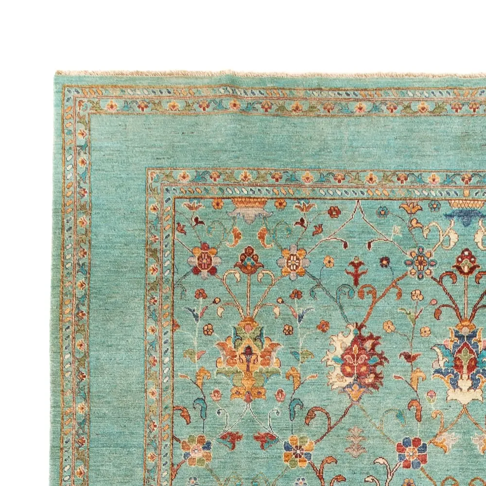 Ziegler Teppich - Ariana - 347 x 237 cm - grün