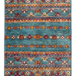 Ziegler Teppich - Ariana - 61 x 40 cm - türkis