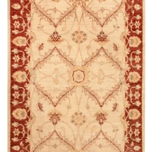 Ziegler Teppich - 90 x 60 cm - beige