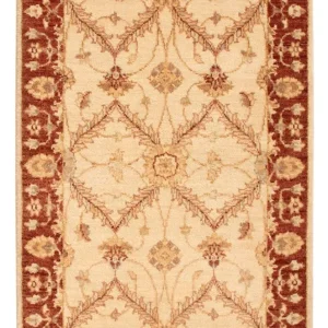 Ziegler Teppich - 90 x 60 cm - beige