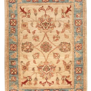 Ziegler Teppich - 69 x 52 cm - beige