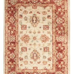 Ziegler Teppich - 90 x 60 cm - beige