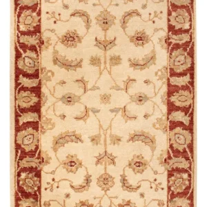 Ziegler Teppich - 90 x 60 cm - beige