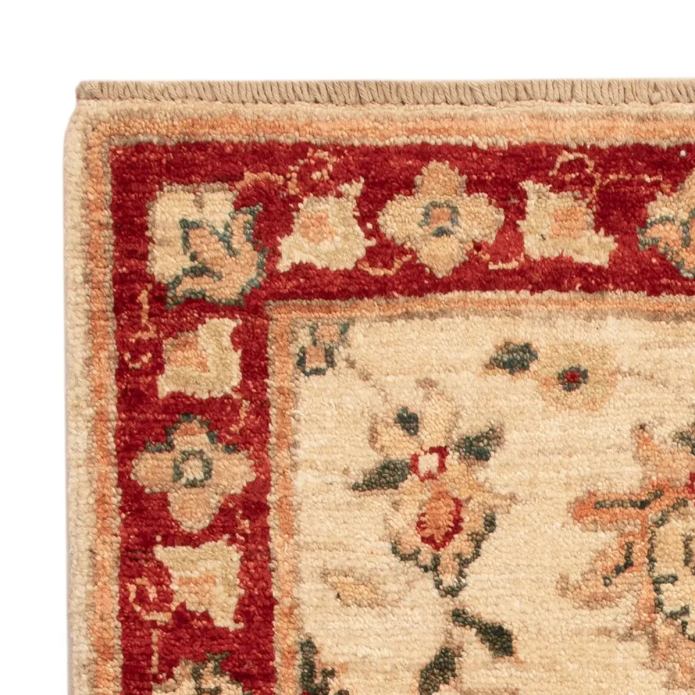 Ziegler Teppich - 67 x 52 cm - beige