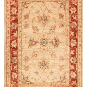 Ziegler Teppich - 76 x 50 cm - beige