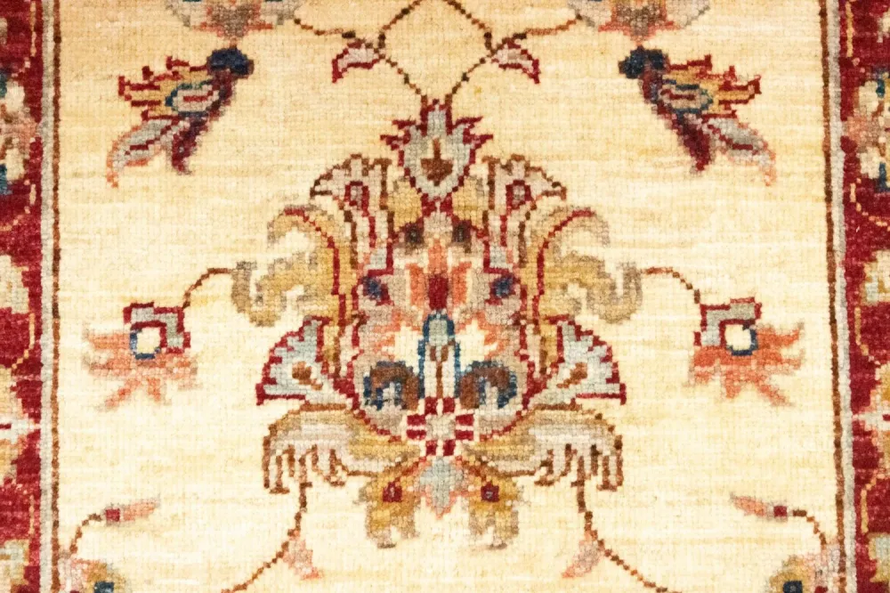 Ziegler Teppich 93 x 64 cm - beige