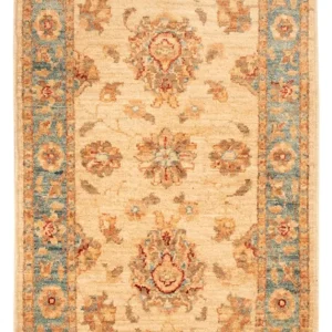 Ziegler Teppich - 90 x 58 cm - beige