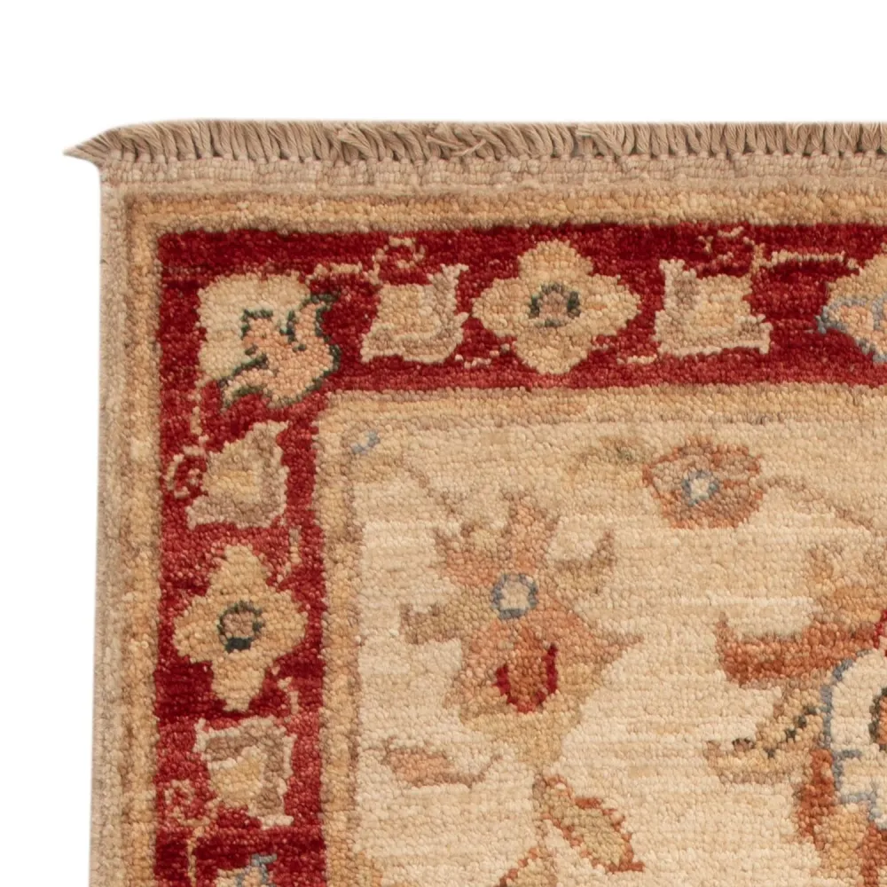 Ziegler Teppich - 69 x 52 cm - beige