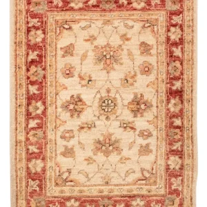 Ziegler Teppich - 70 x 52 cm - beige