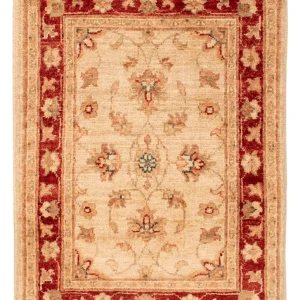 Ziegler Teppich - 70 x 52 cm - beige