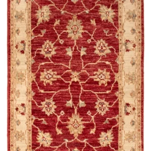 Ziegler Teppich - 90 x 60 cm - bordeauxrot