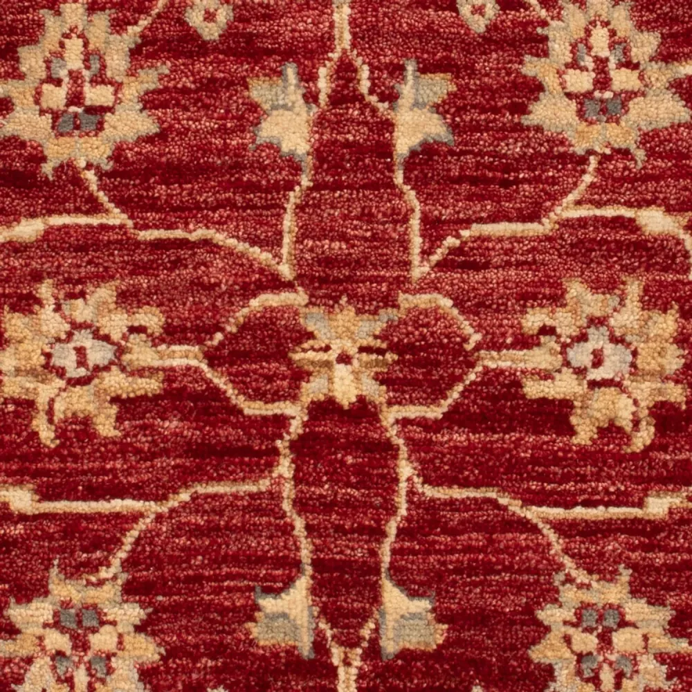 Ziegler Teppich - 90 x 60 cm - bordeauxrot
