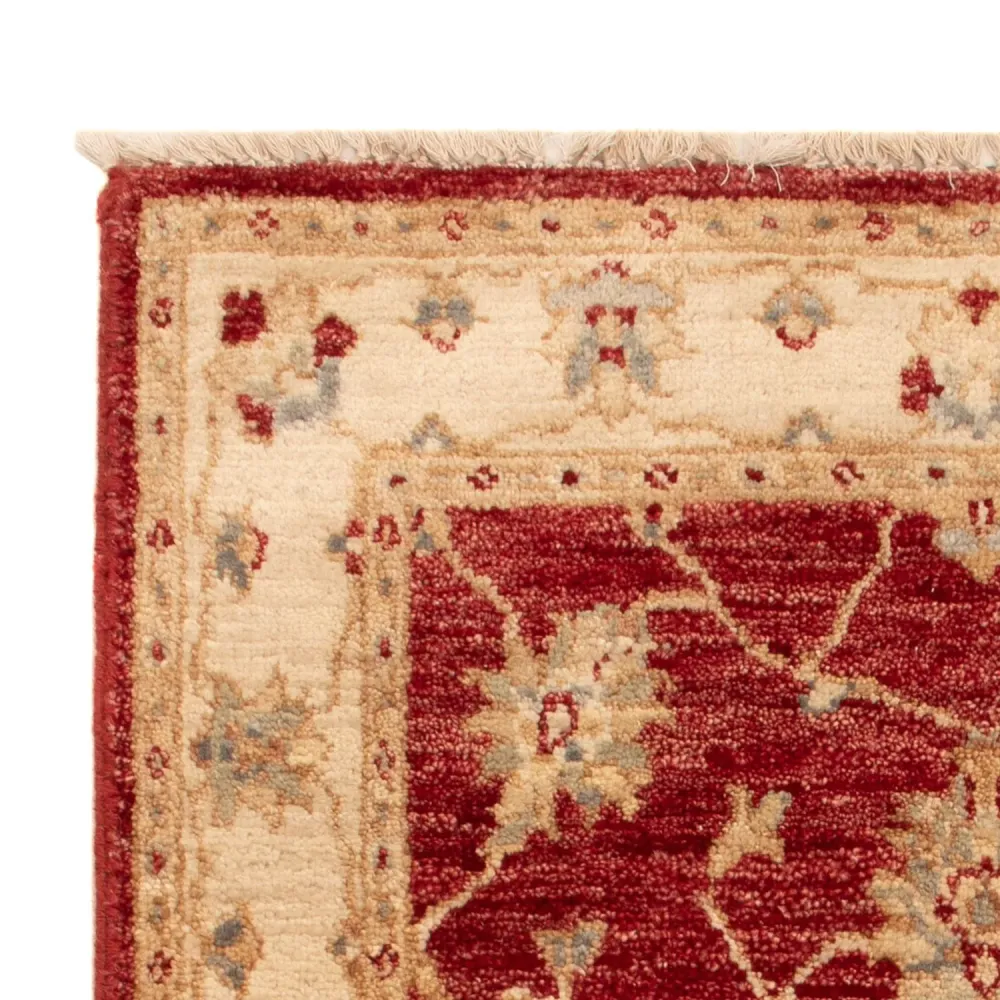 Ziegler Teppich - 90 x 60 cm - bordeauxrot