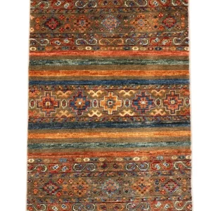 Ziegler Teppich 94 x 63 cm - braun