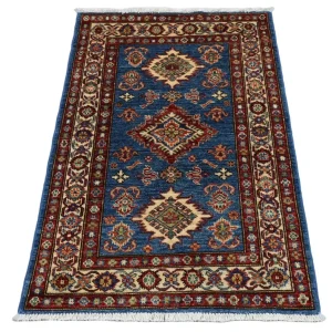 Ziegler Teppich - Kazak 118 x 82 cm - türkis