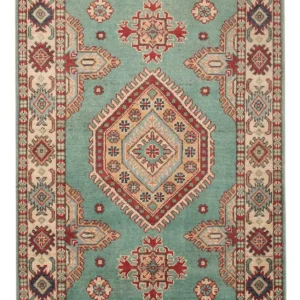 Ziegler Teppich - Kazak - 123 x 82 cm - türkis