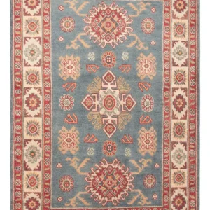 Ziegler Teppich - Kazak - 150 x 98 cm - hellblau
