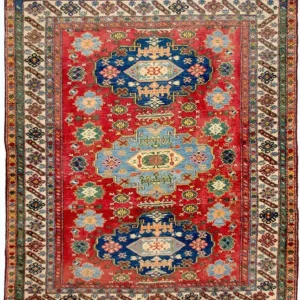 Ziegler Teppich - Kazak 197 x 188 cm - rot