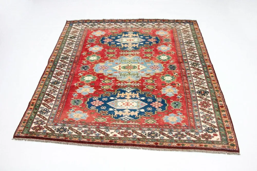 Ziegler Teppich - Kazak 197 x 188 cm - rot