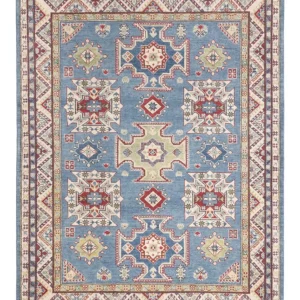 Ziegler Teppich - Kazak - 198 x 150 cm - blau